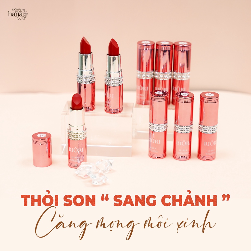 Son Lỳ Dưỡng Ẩm Lâu Trôi RIORI HANA MATTE ME 4.5g (Mẫu Mới)