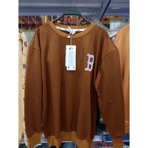 Áo nỉ chữ B MLB