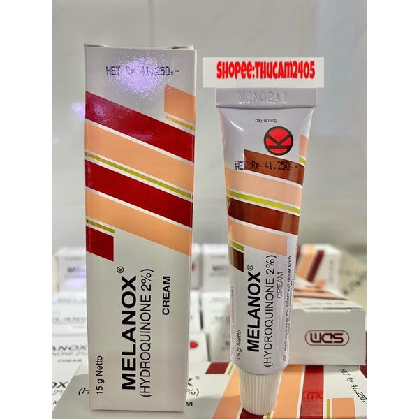 Kem Melanox Hydroquinone 2% Kem hỗ trợ loại bỏ thâm ,nám, tàn nhang, thâm do mụn , trắng và đều màu da (15g)