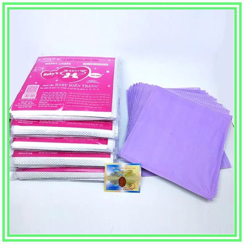 Lót phân xu Hiền Trang-Miếng lót phân su tím Hiền Trang cho bé sơ sinh