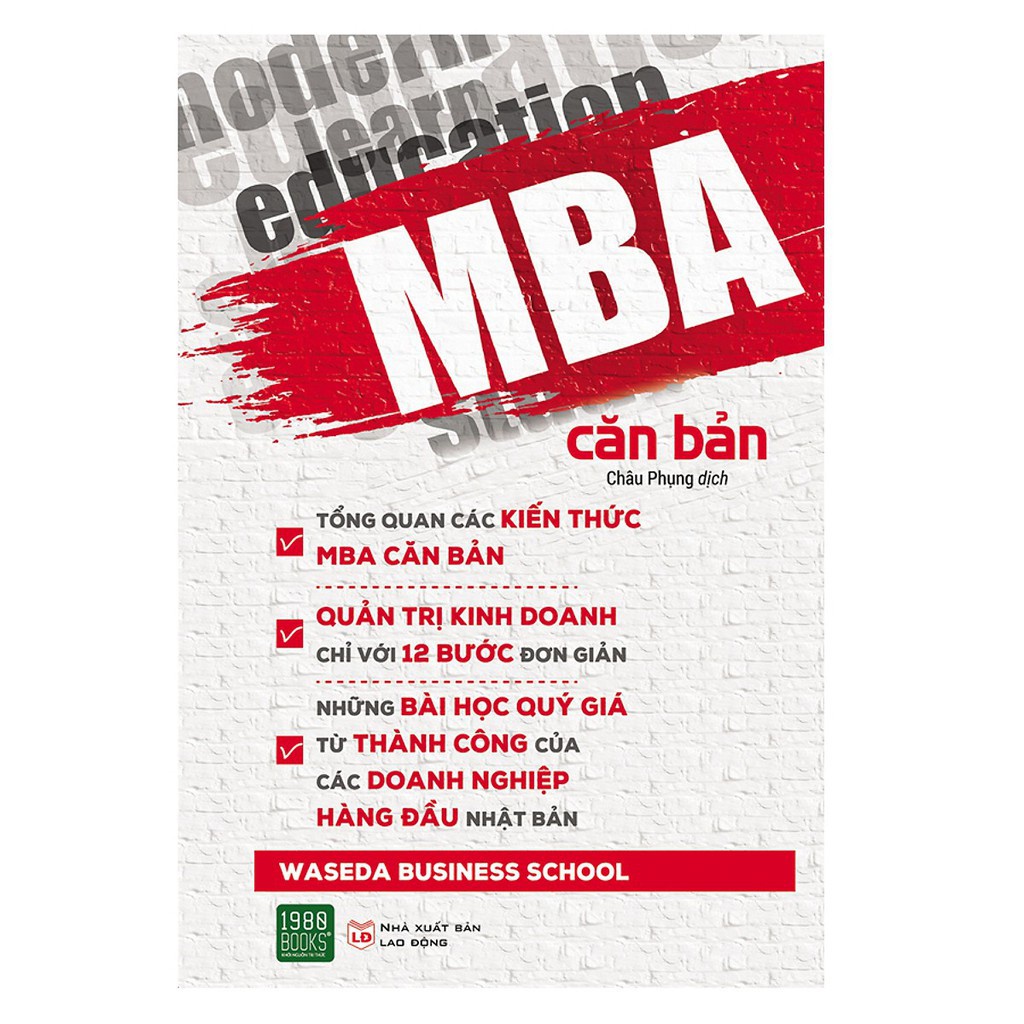 Sách MBA Căn Bản - 1980Books - BẢN QUYỀN