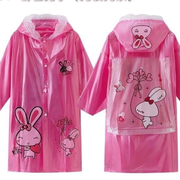 Áo Mưa Che Cặp Cho Bé Trai & Gái Đi Mưa Đi Học Có Nút Từ 3 4 5 6 7 8 9 10 11 12 Tuổi Có Hình Ngộ Nghĩnh