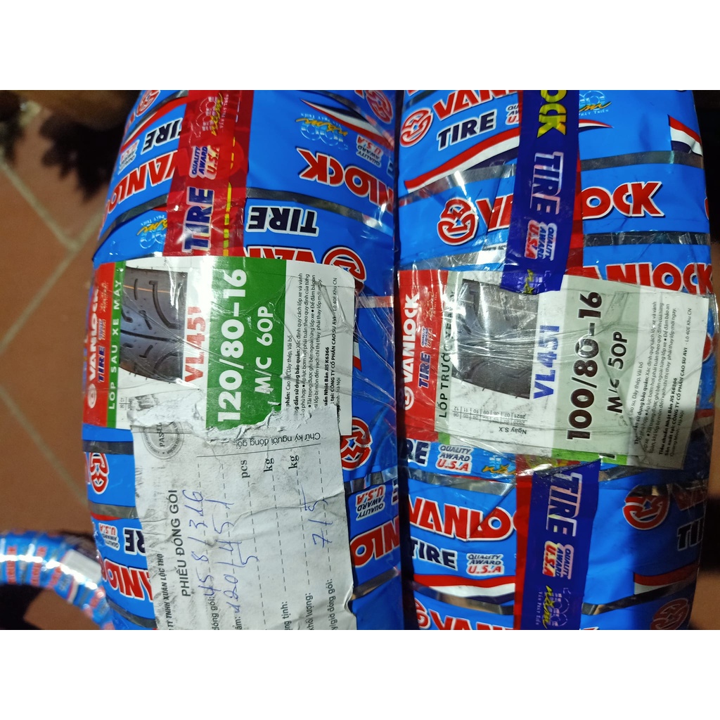 Vỏ Lốp Hiệu Vanloc Thái lan cho dòng xe có săm