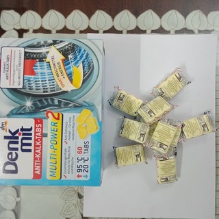 Viên vệ sinh máy giặt Denkmit Đức - 5 viên lẻ