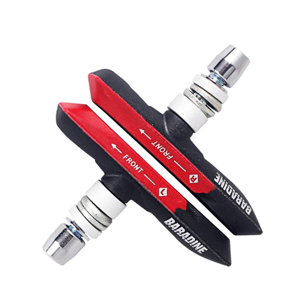 1 Cặp Má Phanh Xe Đạp Leo Núi Braking V / - Khối Cao Su