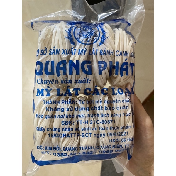 Bánh Canh Bột Mỳ Khô Quang Phát Huế 400GRAM - Mì Vắt Khô - Bánh Canh Bột Mỳ