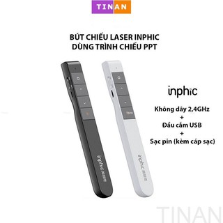 Bút Laser Trình Chiếu PPT Inphic Không Dây Cho Laptop, Đầu Cắm USB
