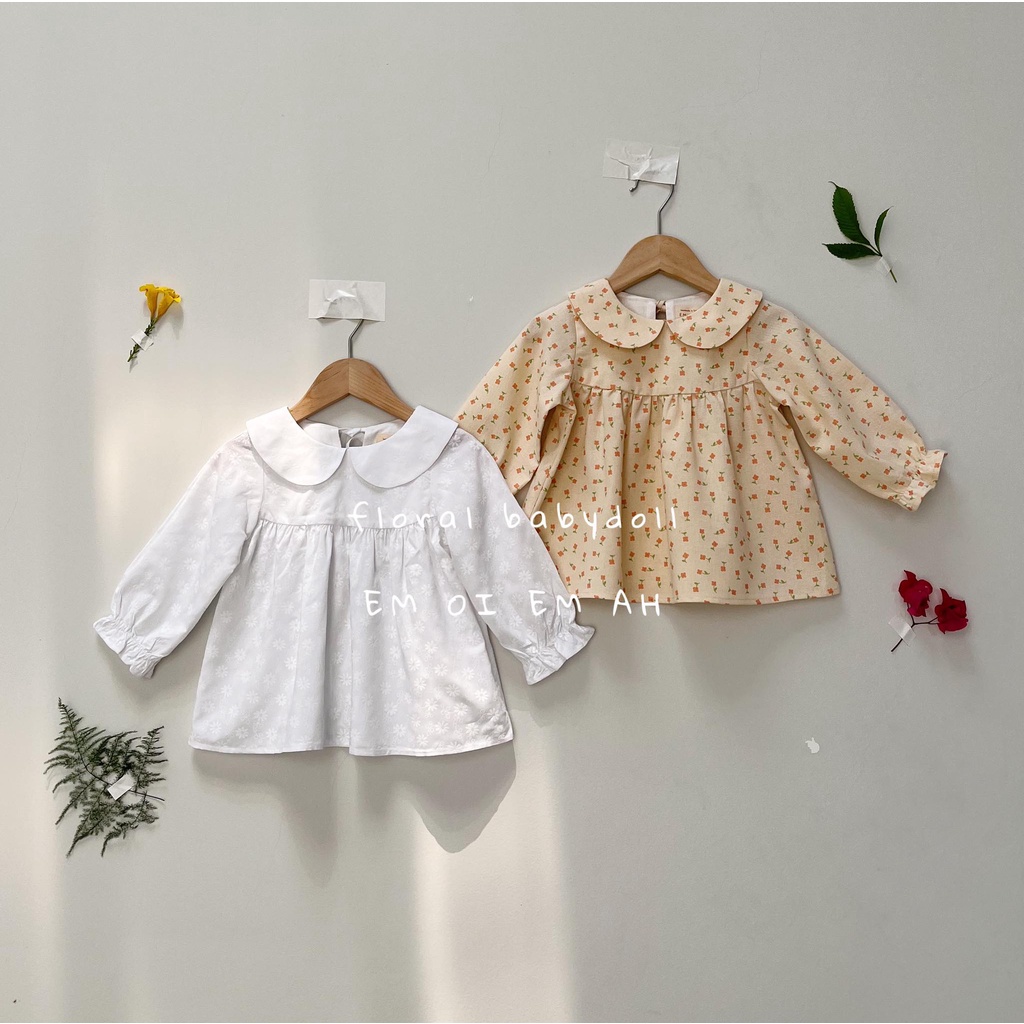 Áo Floral Babydoll hoa nhí dành cho bé gái