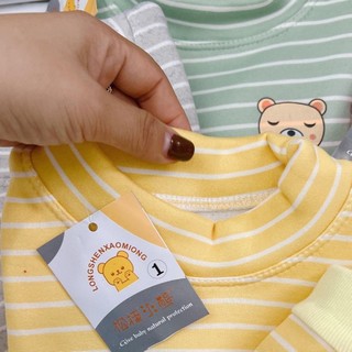 [5-15kg]Bộ nỉ lông cho bé 6 màu