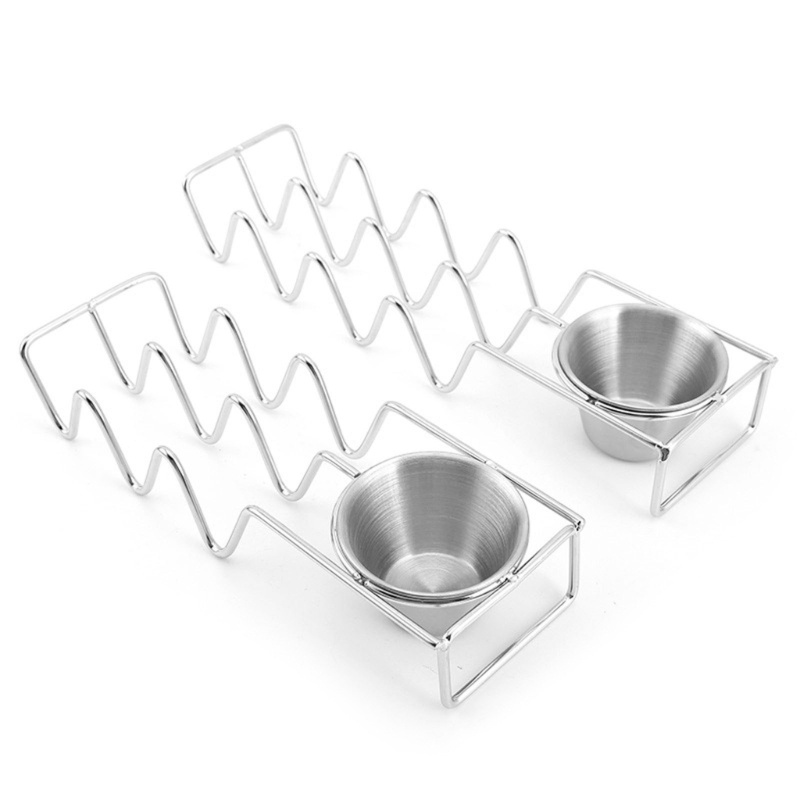 Khay Làm Bánh Taco Bằng Thép Không Gỉ Siêu Bền Tiện Dụng Cho Nhà Hàng