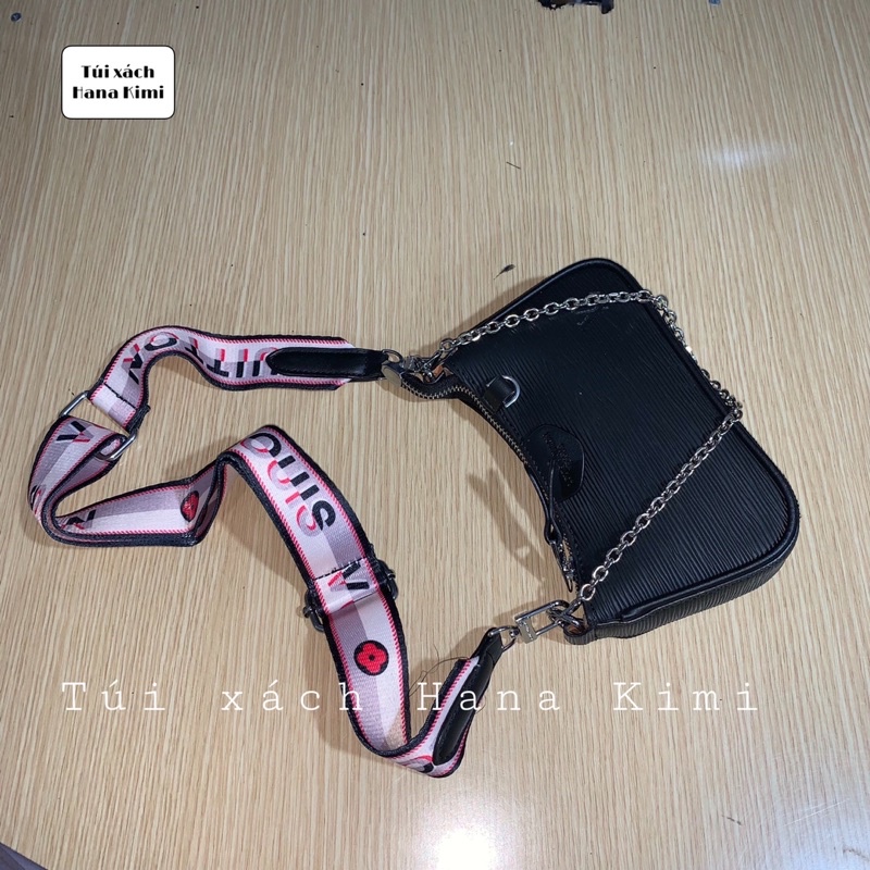 Túi đeo chéo/ Túi kẹp nách vân tăm size nhỏ