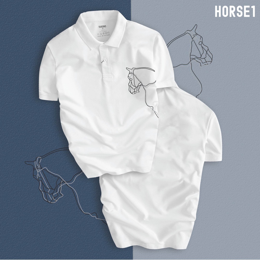 Áo Polo nam cổ bẻ vải xịn fullbox, trẻ trung, thanh lịch Ngựa chiến HORSE01