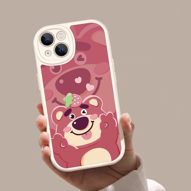 Ốp Điện Thoại Silicon In Hình Gấu Dâu Cho Redmi 9a 9T 9c note11 11Pro 9 9T 8 mi poco x3 nfc 11 11lite 10t 12 12pro 10s