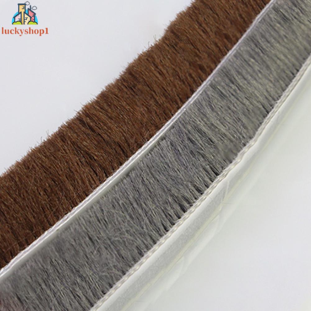 9X5 Với Backglue Terry Chống bụi cách âm Crash Strip Khe hở Dải niêm phong 10M