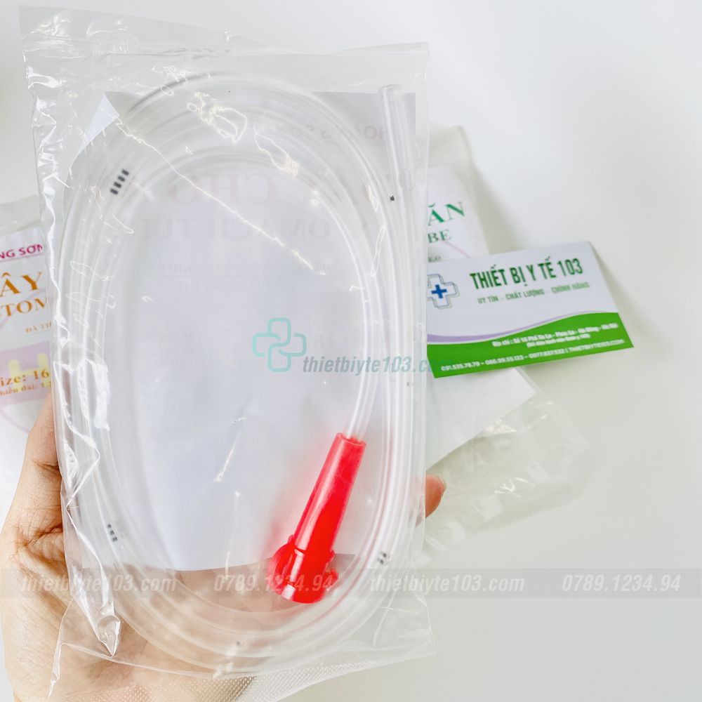 Dây Cho Ăn Có Nắp - Đủ Các Cỡ Trẻ em, Trẻ Sơ Sinh và Người Lớn - Dây Thông Dạ Dày Nuôi Ăn Hoàng Sơn