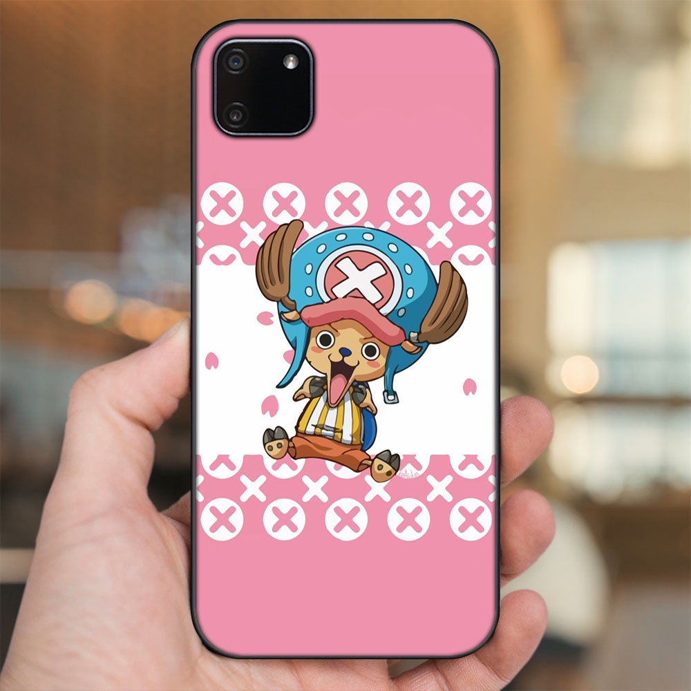 Ốp lưng Realme C11 2020 viền đen in hình Chopper One Piece Đảo Hải Tặc