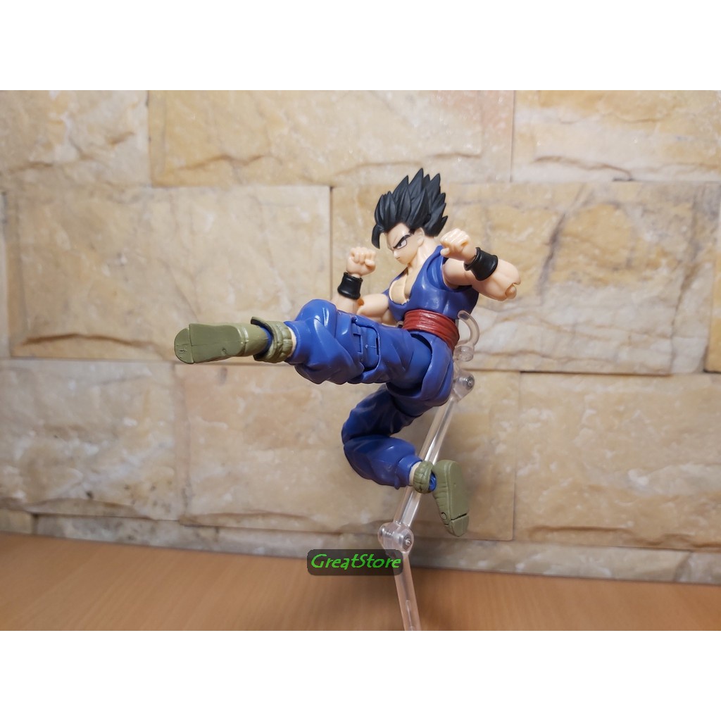 Mô hình Dragonball Ultimate Son Gohan super hero và Son Goku Ultra Instinct Figma cử động được 1/12 scale 15 cm