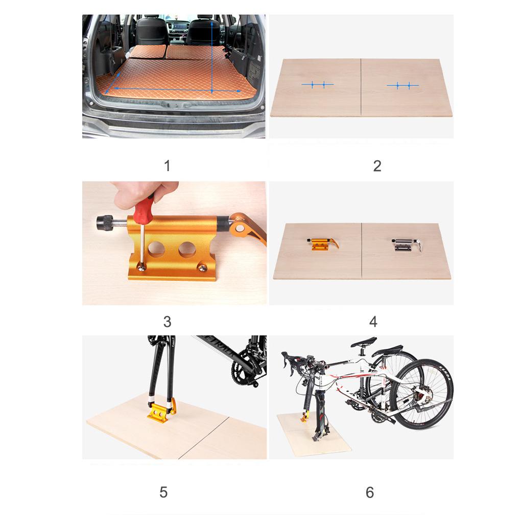 Kẹp Cố Định Phuộc Trước Bằng Hợp Kim Nhôm Tháo Lắp Nhanh Cho Xe Đạp