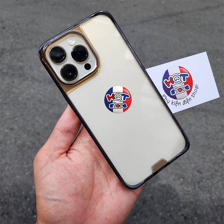 Ốp lưng kính cường lực HODA Crystal Pro IP 14 Pro Max / 14 Pro chính hãng