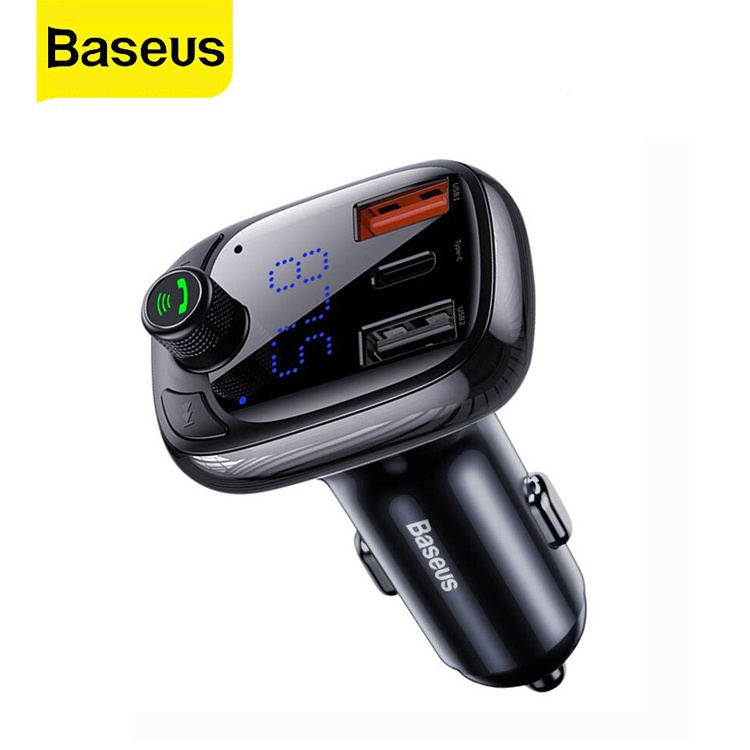 Tẩu sạc ô tô kiêm nghe nhạc MP3, kết nối điện thoại qua bluetooth, kết nối dàn âm thanh trên xe qua sóng FM
