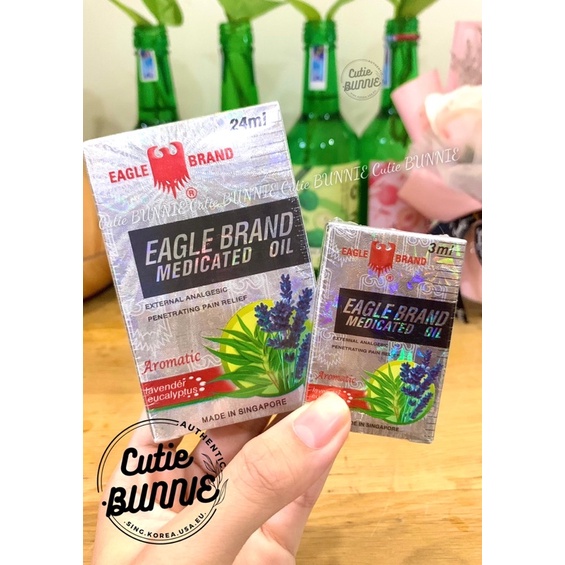 Dầu gió trắng Singapore Lavender  date 2027 / Dầu gió Oải hương tím / Hàng nội địa Singapore