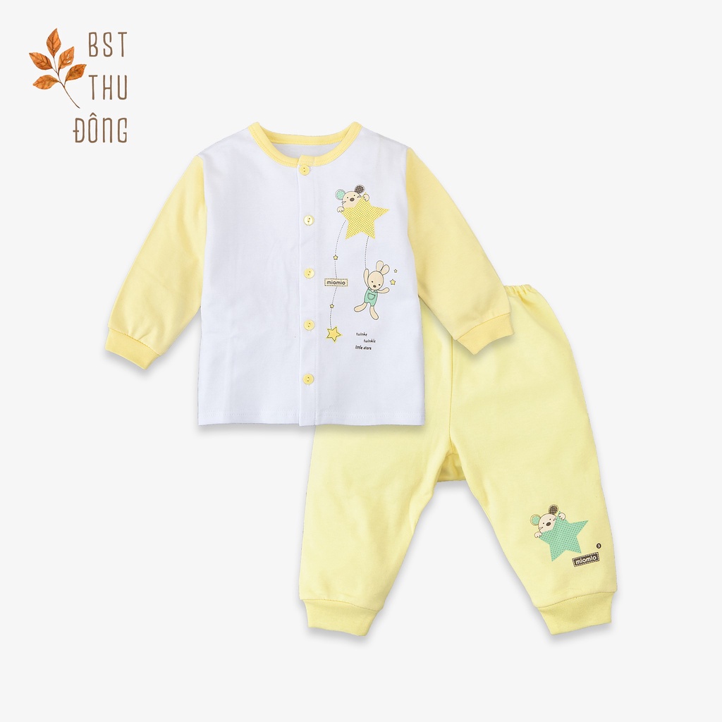 Đồ Sơ Sinh Thu Đông MIOMIO, Họa Tiết: Ngôi Sao Cho Bé Trai Bé Gái (Từ 0-12 tháng), Vải Interlock Cotton