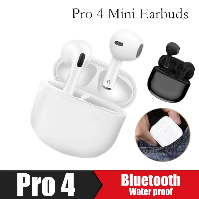 Tai Nghe Nhét Tai Bluetooth Không Dây 9D Stero Bass Inpods Pro4 Tws Chuyên Nghiệp