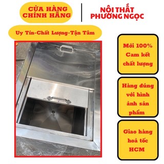 Thùng đá inox cách âm giữ nhiệt quán cà phê quán trà sữa giá xưởng