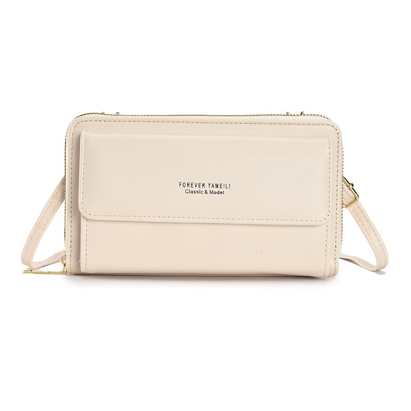 Túi Da Mềm Đeo Chéo Đựng Điện Thoại Thiết Kế Nhỏ Nhắn Thời Trang Dành Cho Nữ