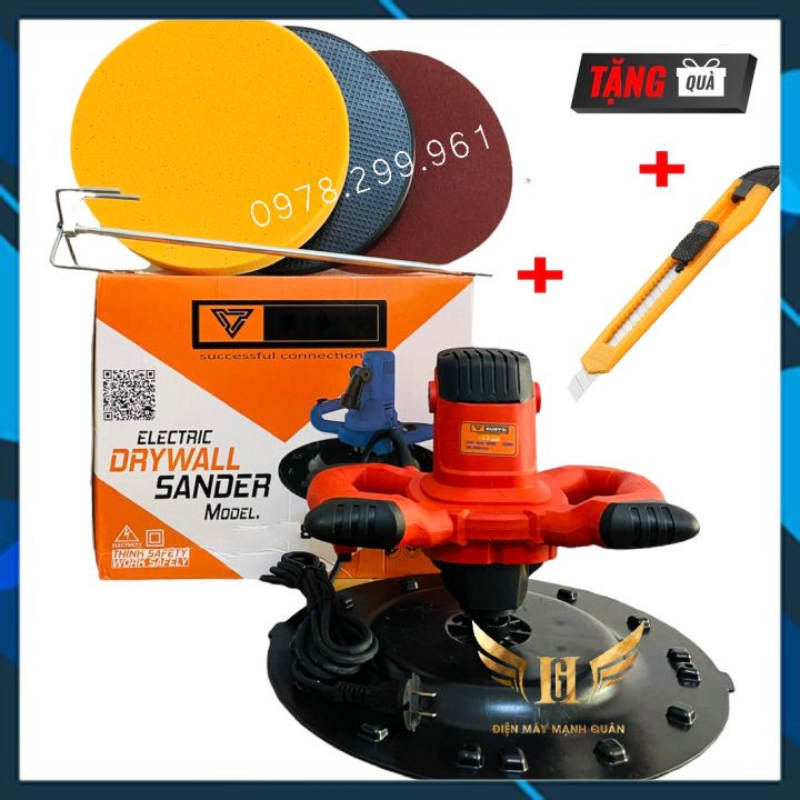 SIÊU HOT ❤️ MÁY Xoa Vữa Máy Khuấy Sơn BSA 850W ❤️ Làm Phẳng Mặt Tường - Trà Nhám Tường - Công Suất Lớn