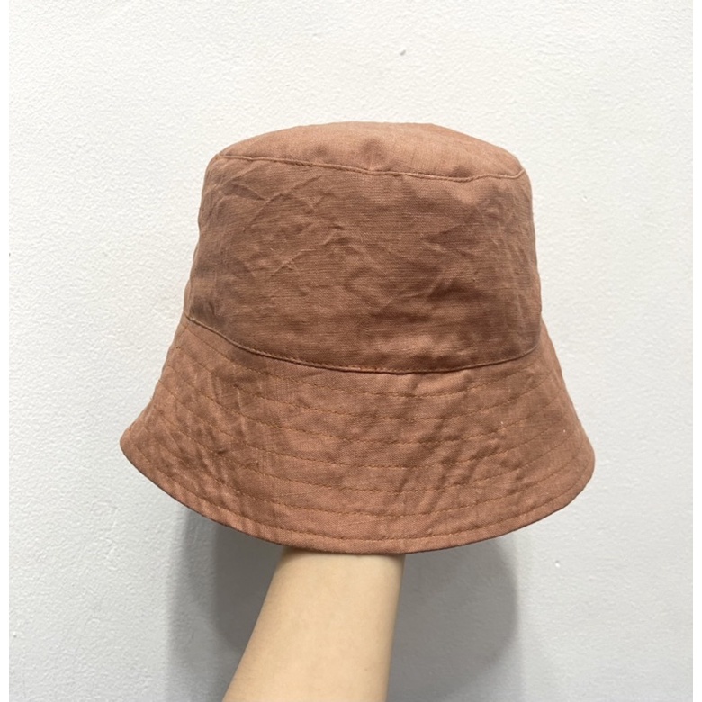 Nón bucket linen/ nón bucket/ nón bucket bigsize/ nón tai bèo bigsize/ nón linen/ nón bigsize cho vòng đầu to