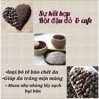 1kg bột ủ trắng cà phê đậu đỏ