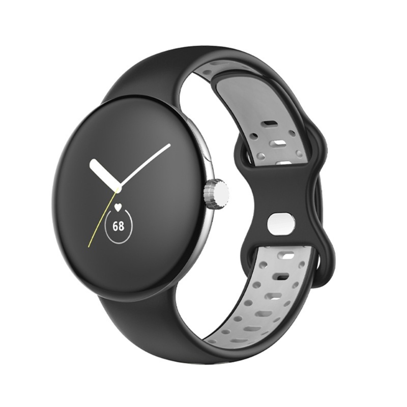 Dây Đeo Silicone Thoáng Khí Chống Mồ Hôi Cho Đồng Hồ Pixel Band