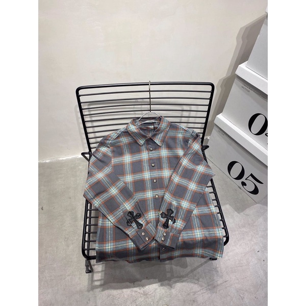 HOT🔥 Áo Chrome hearts sơ mi hàng độc lạ nam nữ mặc đều đẹp