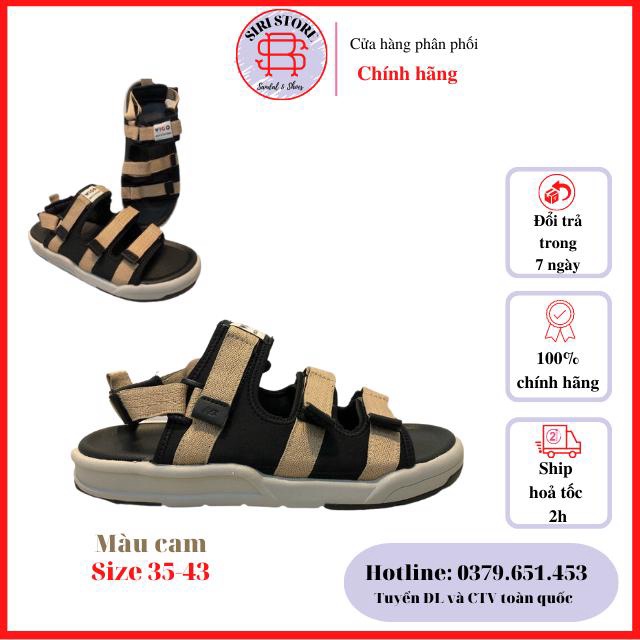Giày Sandal 3 Quai Nam Nữ Học Sinh Sinh Viên Đi Học, Đi Chơi Đế Cao Su, Dép Có Quai Hậu, Dây Dù Full Size -Siristore