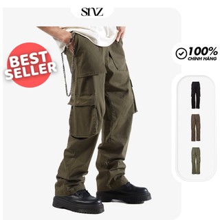 Quần Cargo Túi Hộp SNAZZY Unisex Chất Liệu Kaki Co Giãn Chính Hãng - CARGO V2