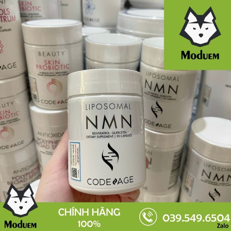 Viên Uống Code Age Liposomal NMN chống lão hoá tổng thể CODEAGE 90 Viên