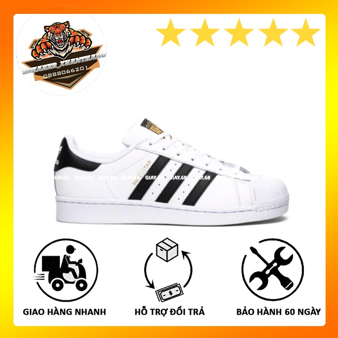 Giày Supper Star das sò bản mới nhất S.Cấp Full Box Bill