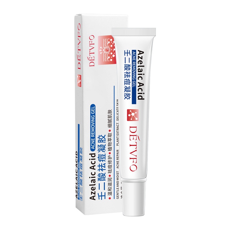 Gel Hỗ trợ giảm mụn DETVFO 20g Làm Sạch Sâu Lỗ Chân Lông Kiểm Soát Dầu Và Làm Sáng Da