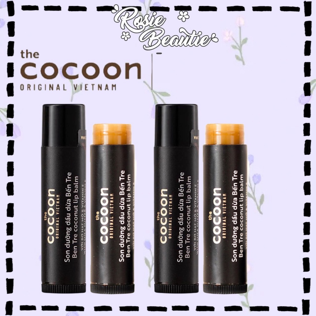 ( COCOON THUẦN VIỆT ) Son dưỡng môi dầu dừa MỀM MỊN MÔI