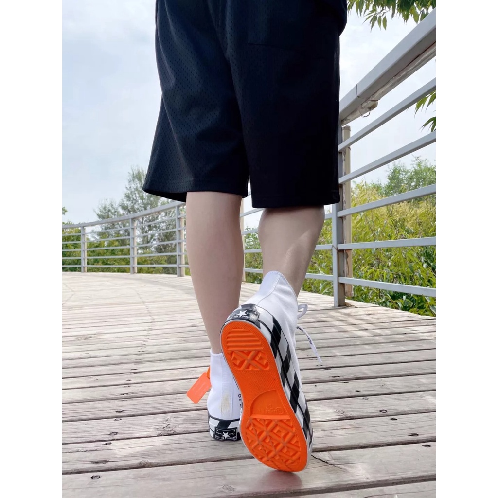 Off-white Giày Thể Thao Converse ALL STAR 70 OW 2.0 Cobrand MALDEN Massachusetts USA # 1420