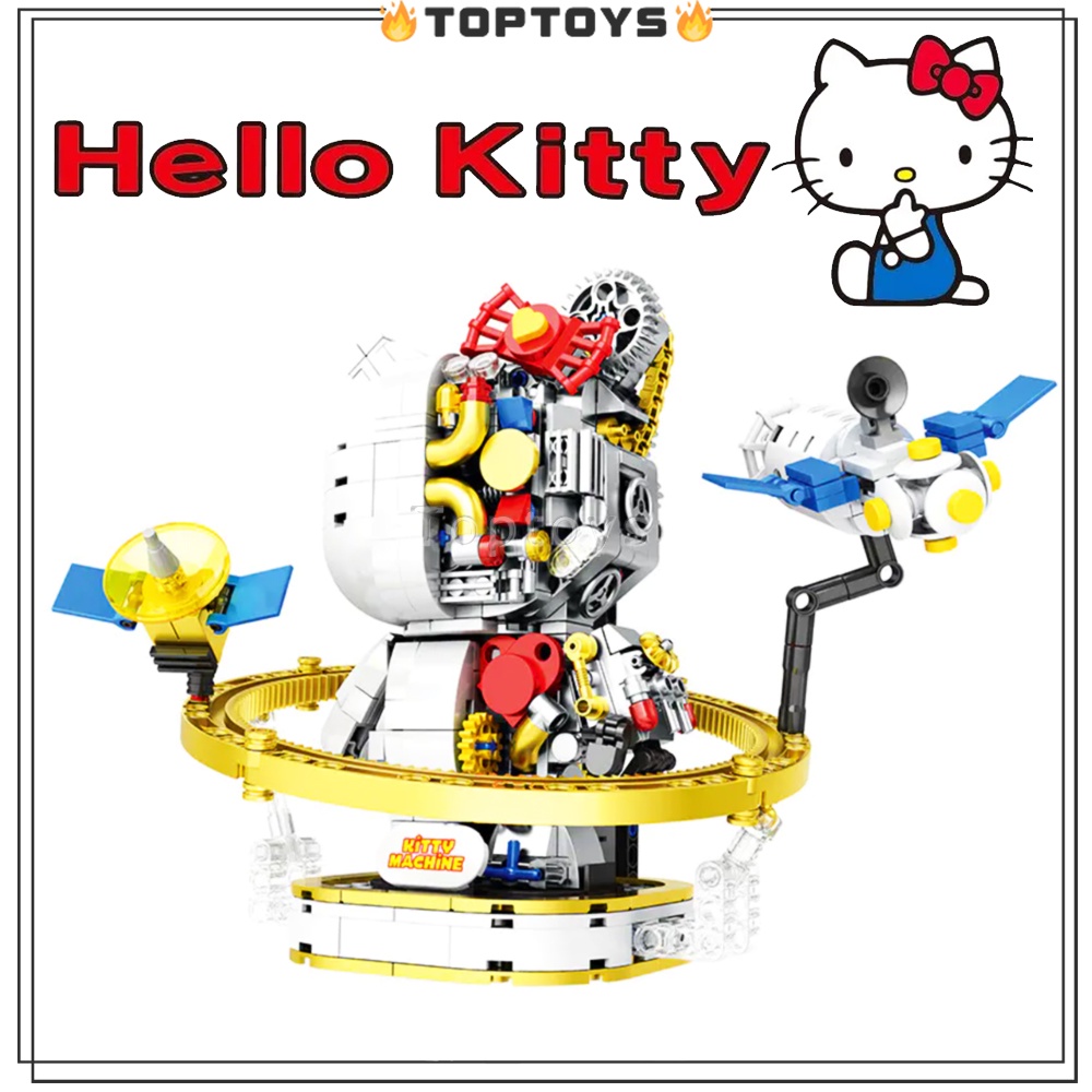 Đồ Chơi Lắp Ráp Robot Gấu / Mèo Hello Kitty-Mechanical Formm / Bumblebee Và Ptimus Prane / Quà Tặng Cho Bé Trai Bé Gái