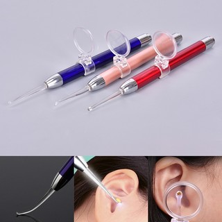 Bộ Lấy Ráy Tai Cao Cấp Có Đèn Hồng