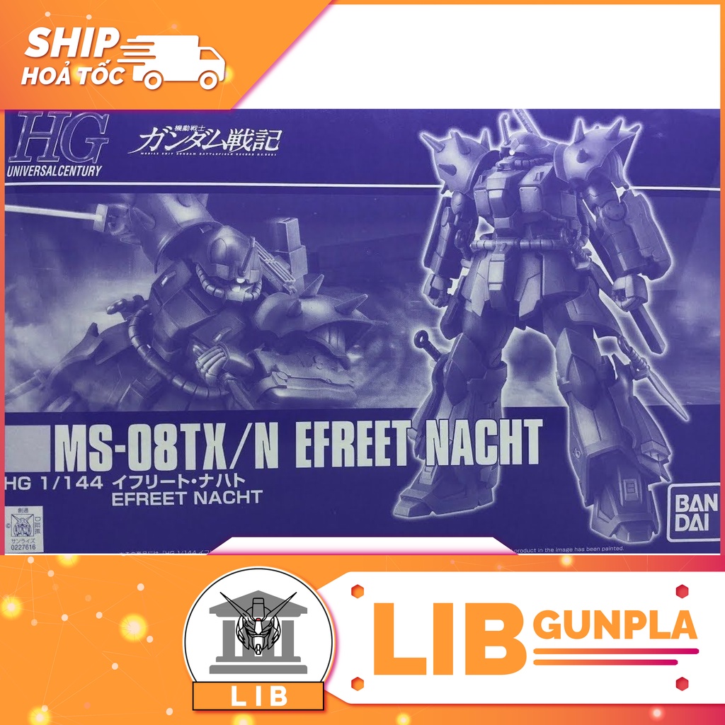 Mô hình lắp ráp Gundam HG UC Efreet Nacht (P-Bandai)