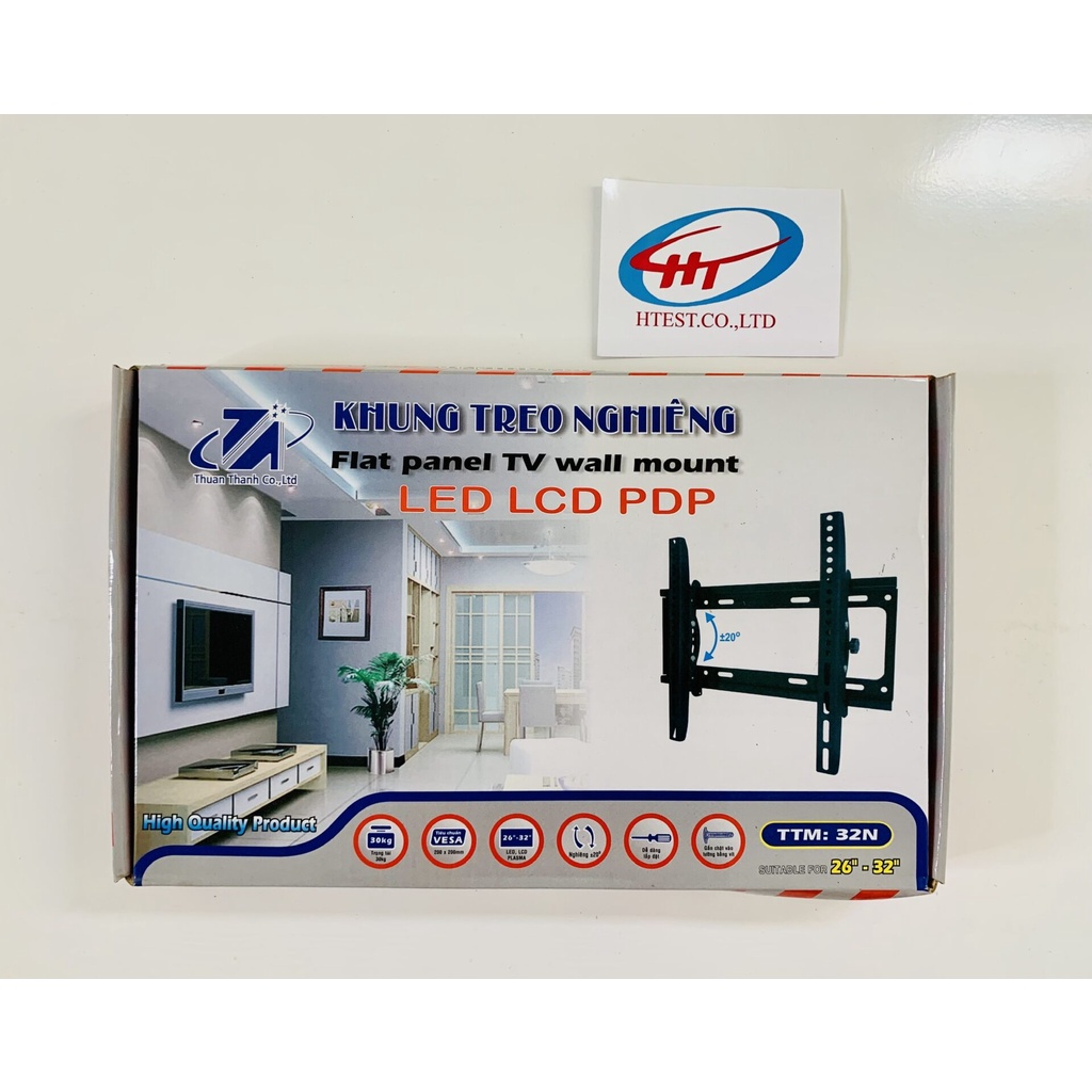 KHUNG TREO TIVI Giá tivi nghiêng 21-65 inch - Chính Hãng