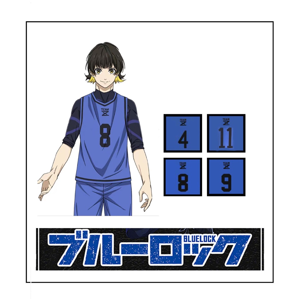 Trang phục hóa trang nhân vật anime Blue Lock Isagi Yoichi Bachira Meguru Kunigami Rensuke Chigiri Hyouma