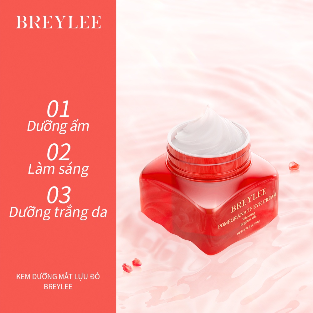 Kem dưỡng da mắt chiết xuất lựu BREYLEE làm trắng sáng da hiệu quả 0.71 fl oz / 20g
