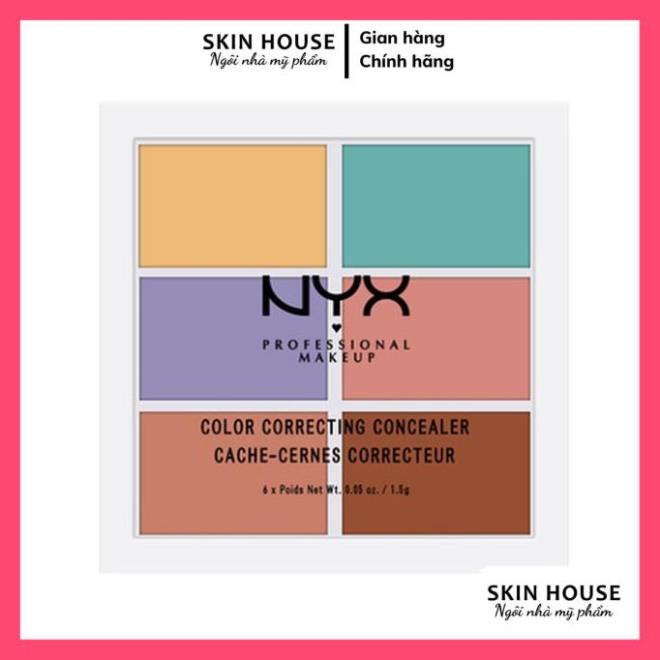 Bảng Che Khuyết Điểm Triệt Sắc NYX Color Correcting Concealer 6 Ô