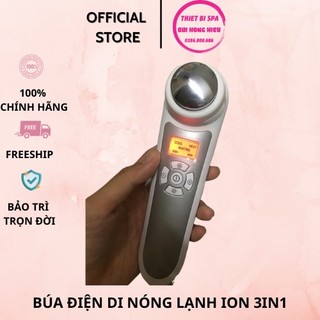 Búa Điện Di Nóng Lạnh ION 3in1 [LỖI 1 ĐỔI 1, BẢO HÀNH TOÀN QUỐC] Dùng Cho Cá Nhân, Spa Và Thẩm Mỹ Viện