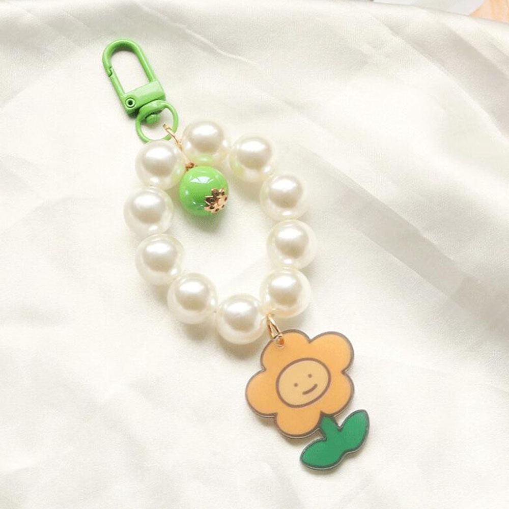 Vỏ Bảo Vệ Hộp Sạc Tai Nghe Không Dây Qipin Hình Thỏ Trắng Đính Hạt Ngọc Trai Dễ Thương DIY